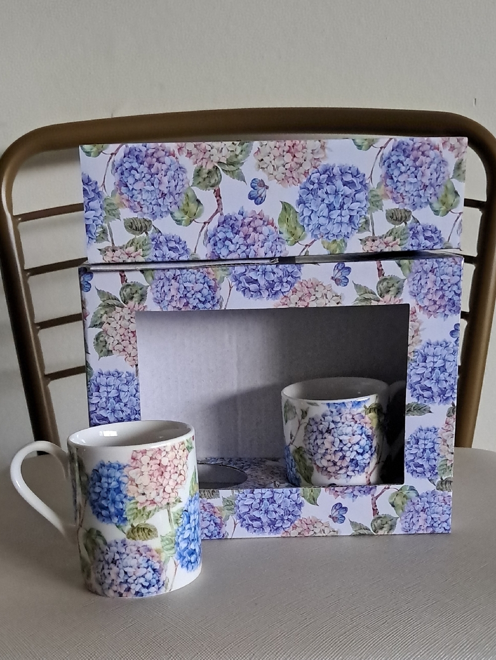 Hydrangea Ceramic Expresso Set